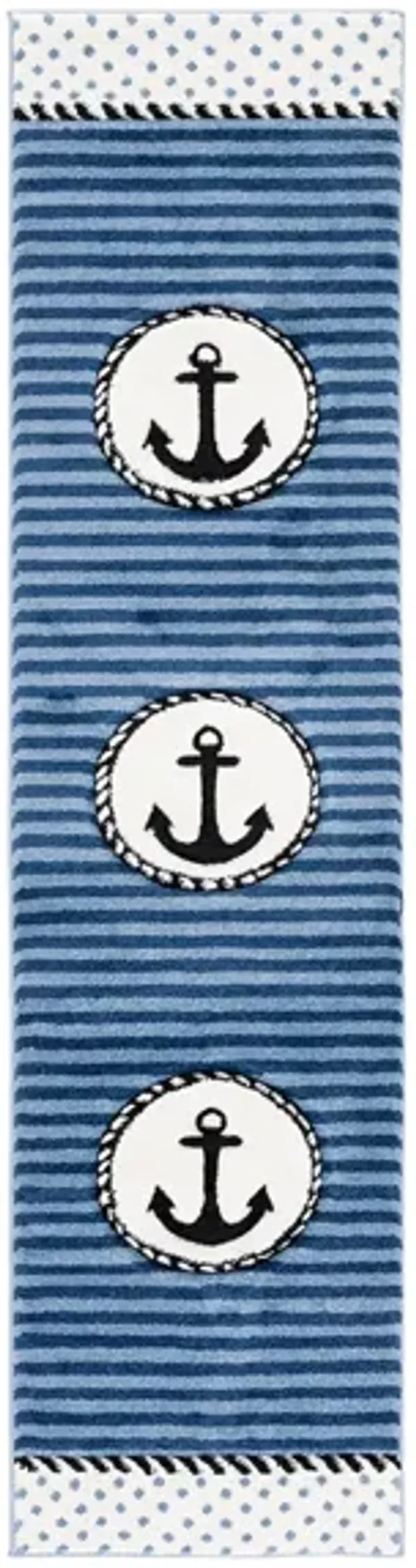 Carousel Anchor Kids Runner Rug
