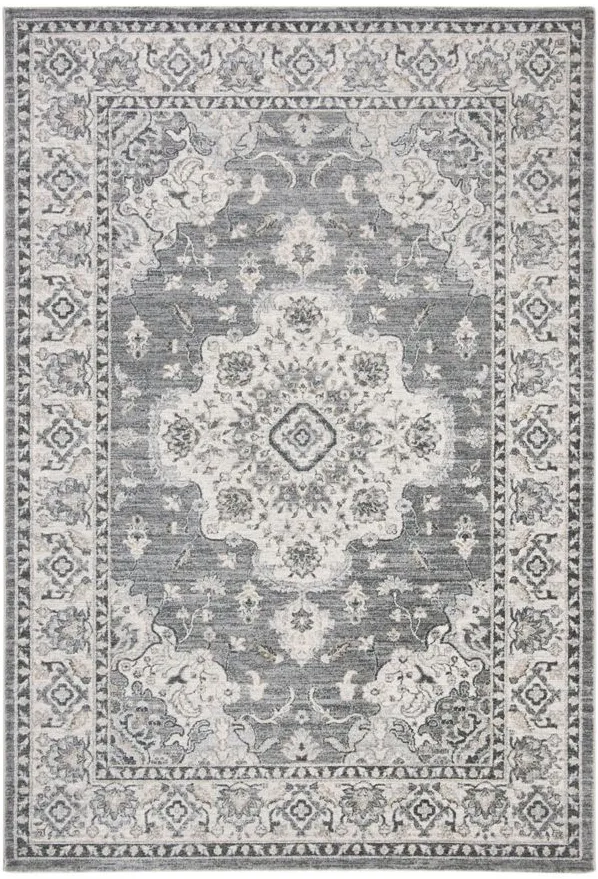 Isabella Area Rug in Gray/Light Gray by Safavieh