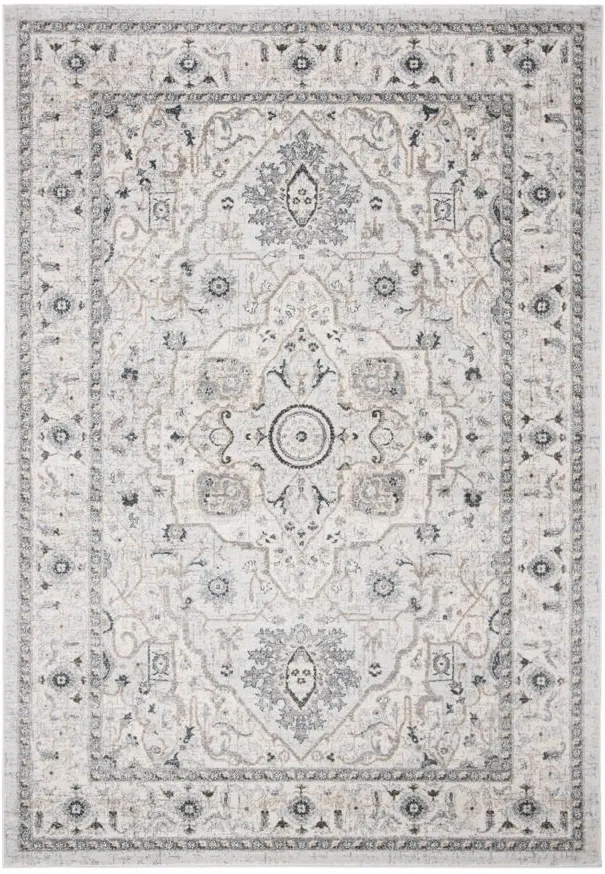 Isabella Area Rug in Light Gray/Gray by Safavieh