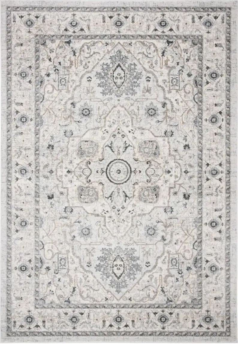 Isabella Area Rug in Light Gray/Gray by Safavieh