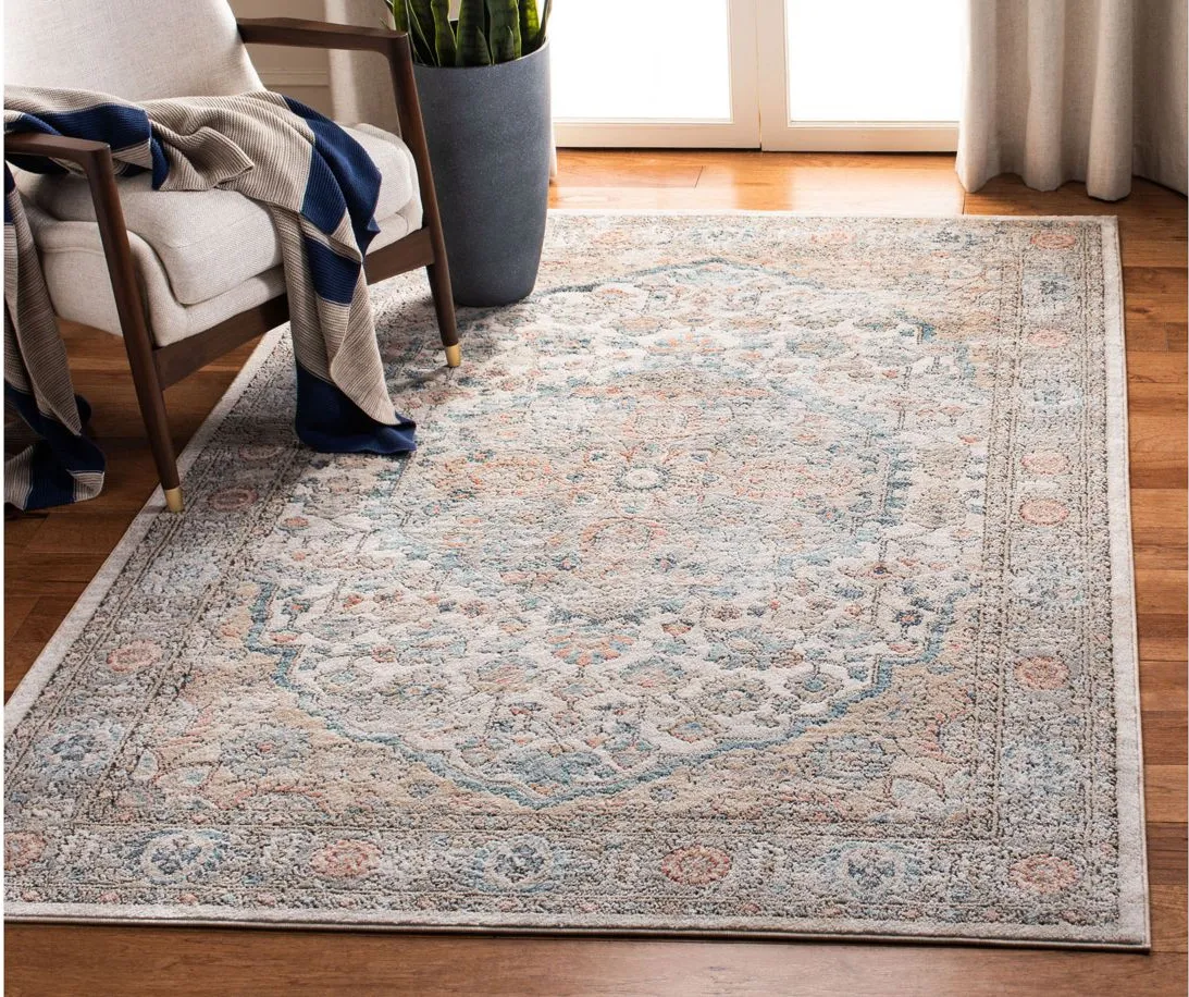 Oregon Area Rug in Gray/Blue by Safavieh