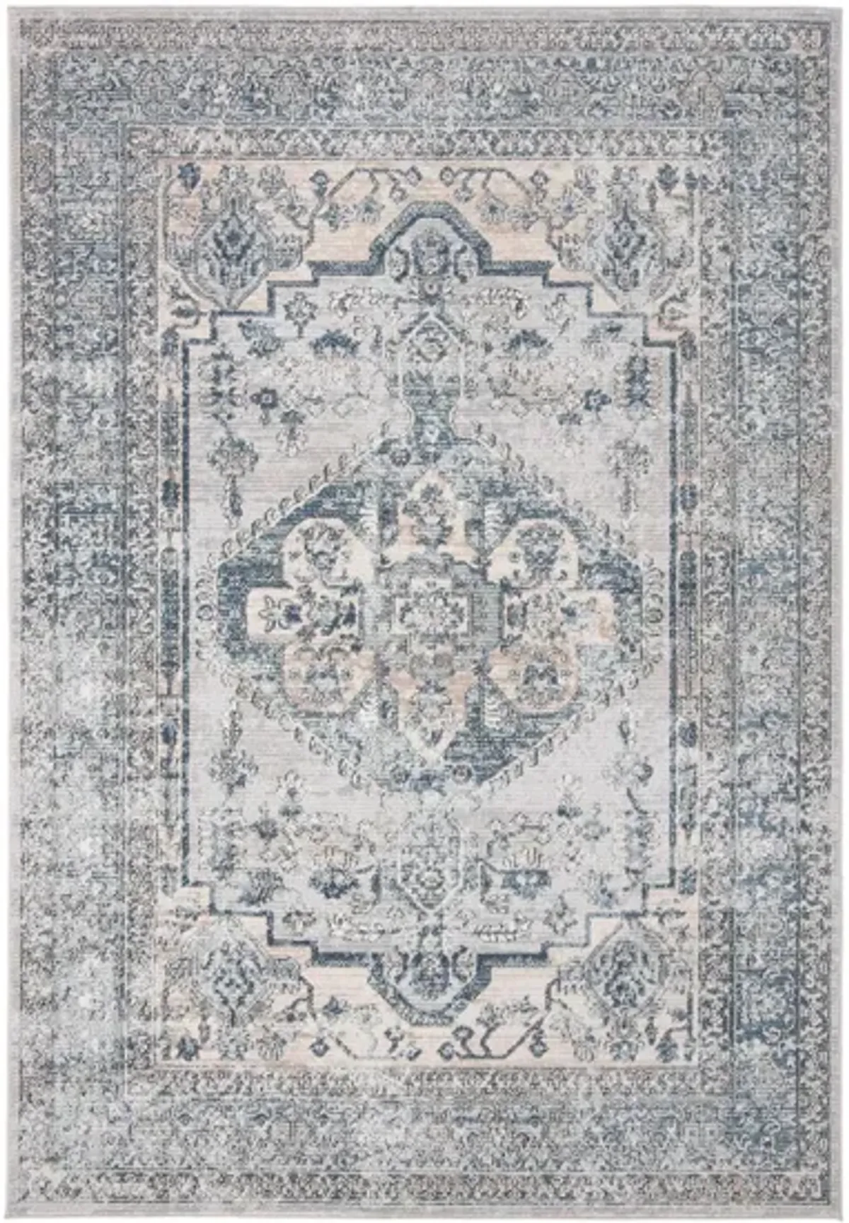 Oregon Area Rug in Light Blue/Ivory by Safavieh