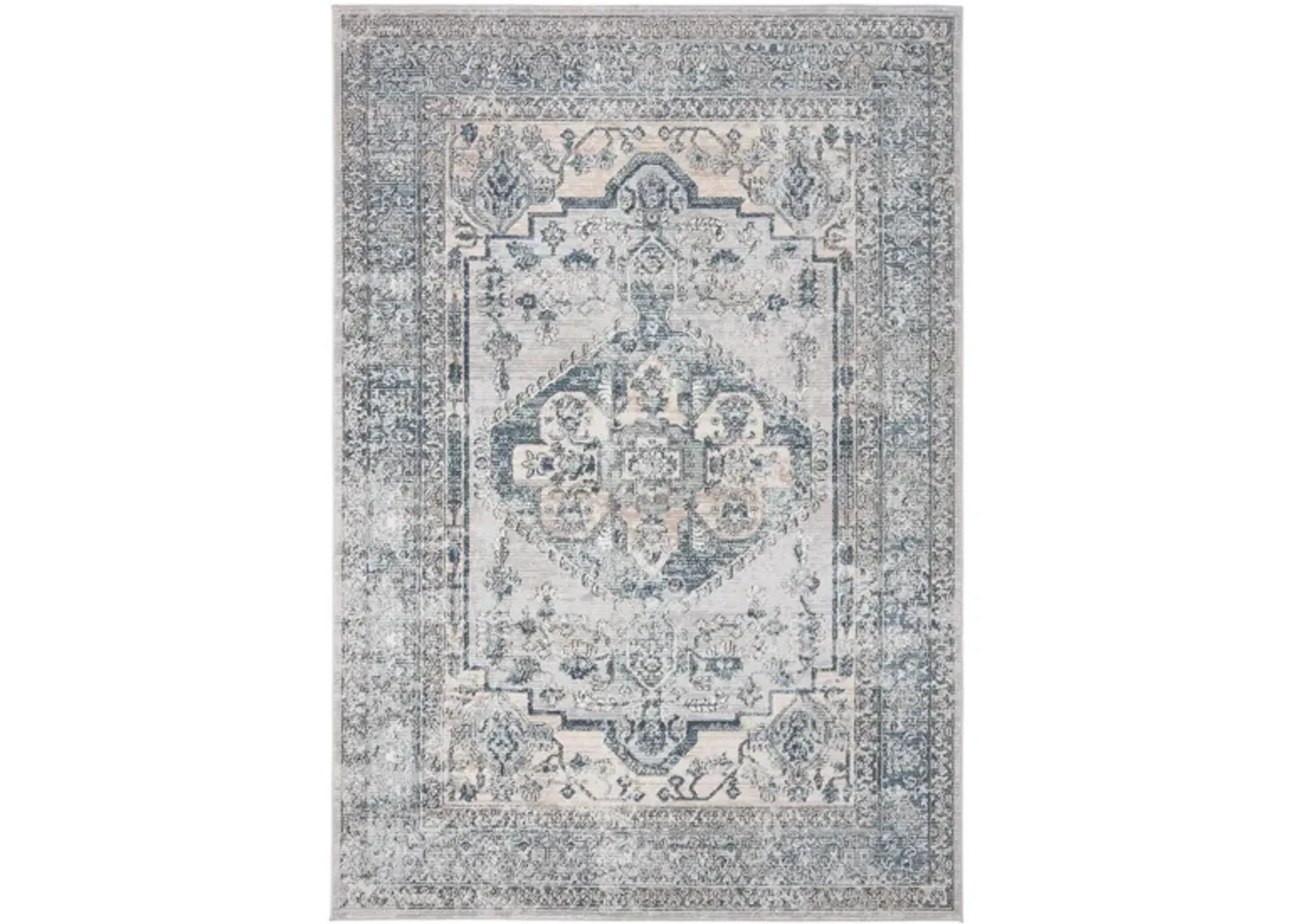 Oregon Area Rug in Light Blue/Ivory by Safavieh