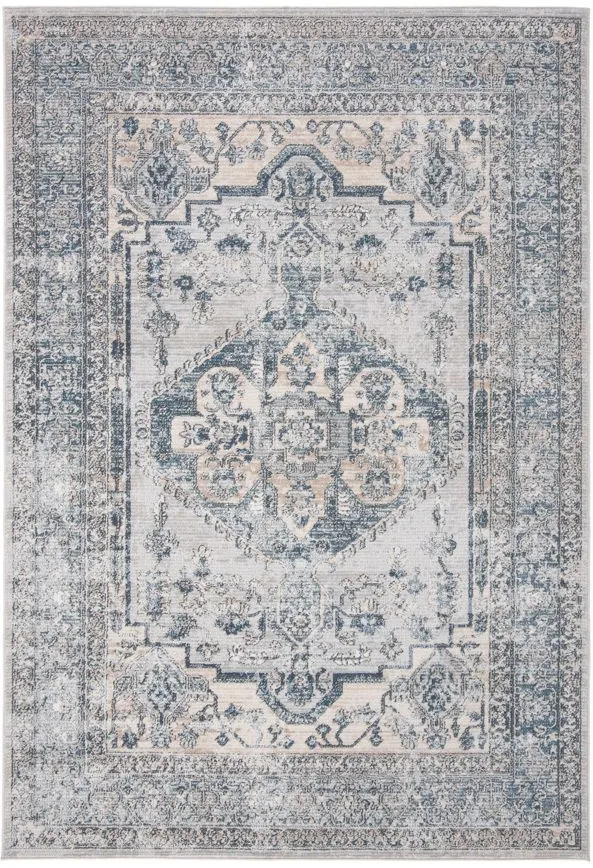 Oregon Area Rug in Light Blue/Ivory by Safavieh