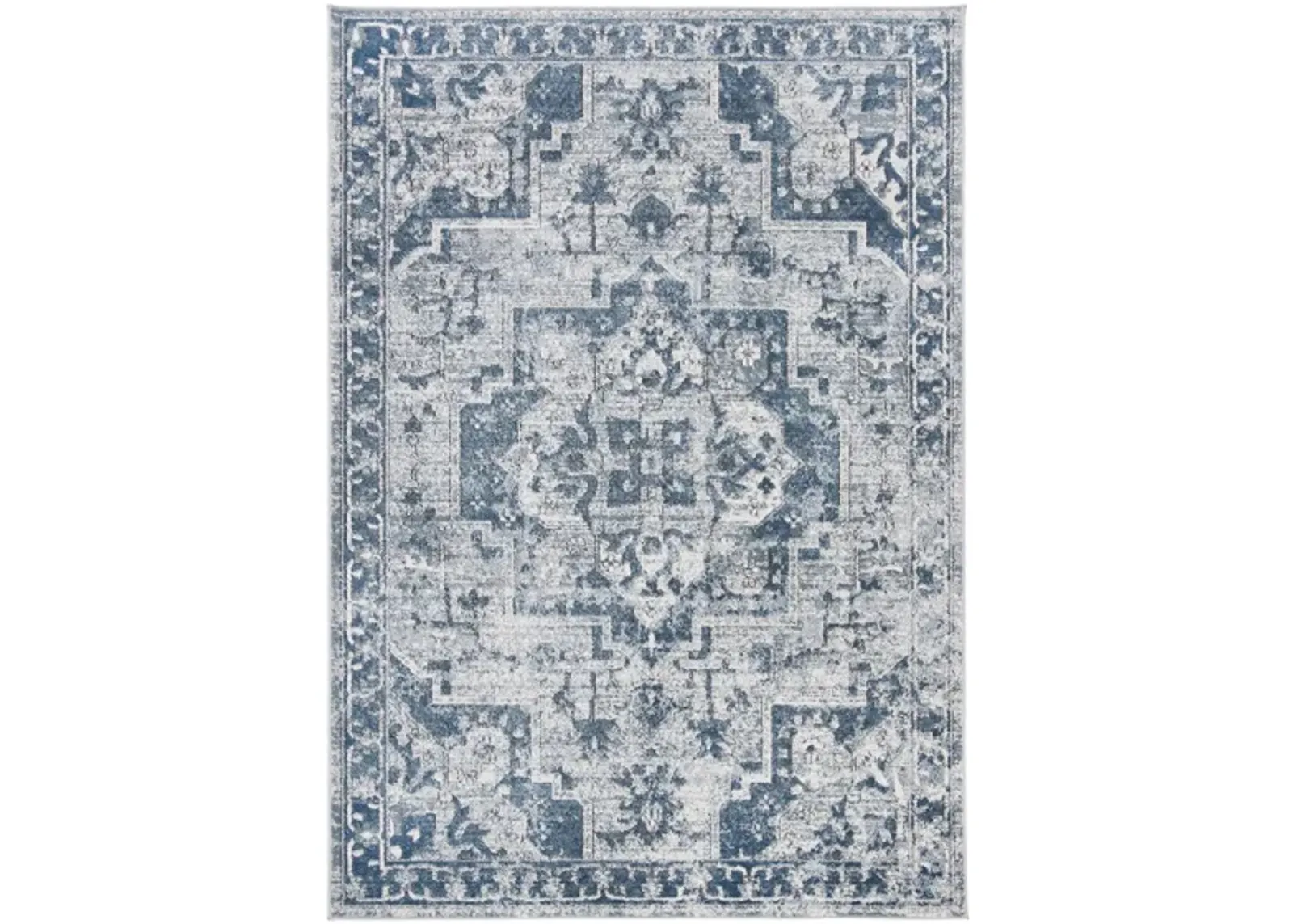 Oregon Area Rug in Navy/Ivory by Safavieh