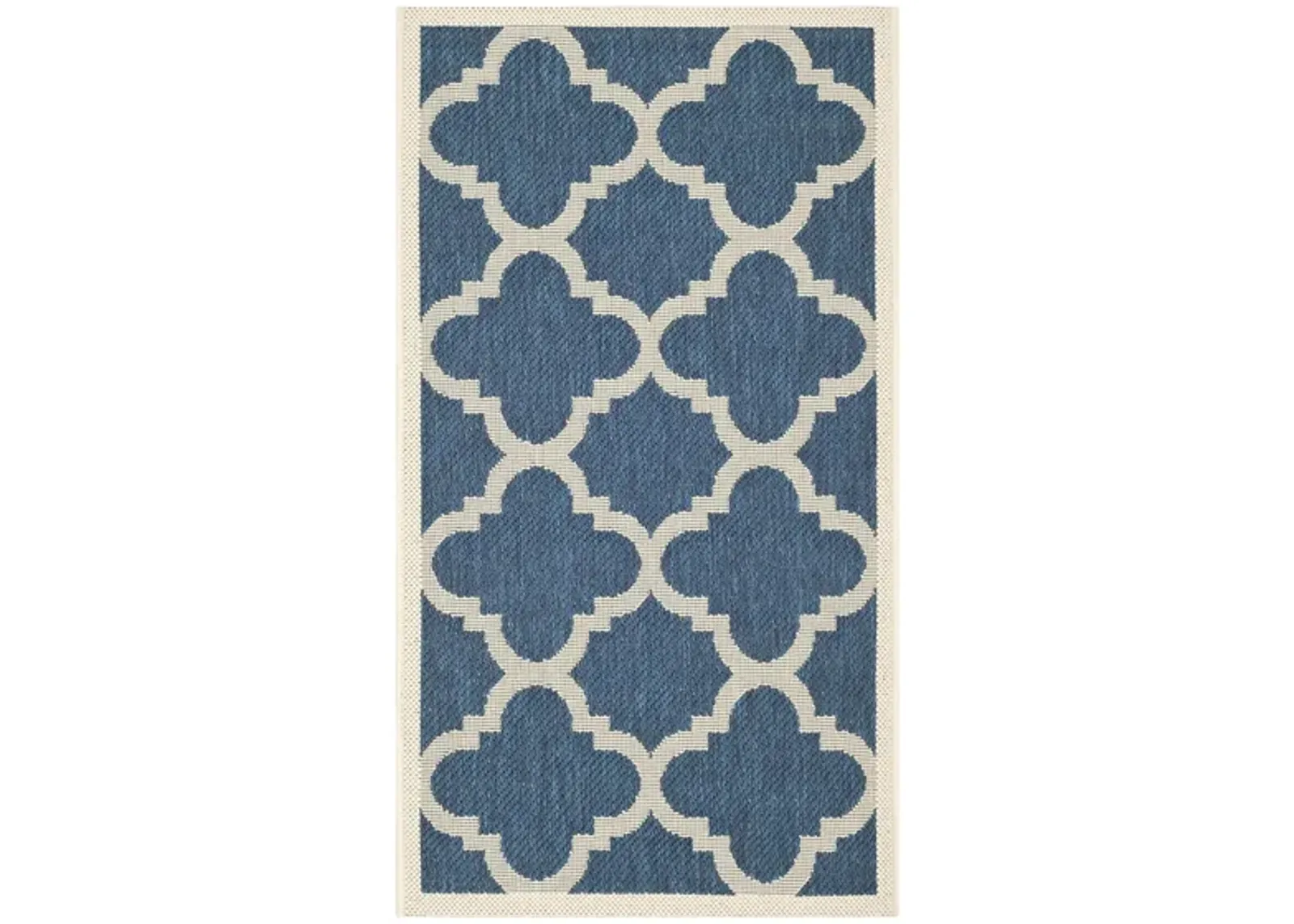 Courtyard Area rug in Navy/Beige by Safavieh