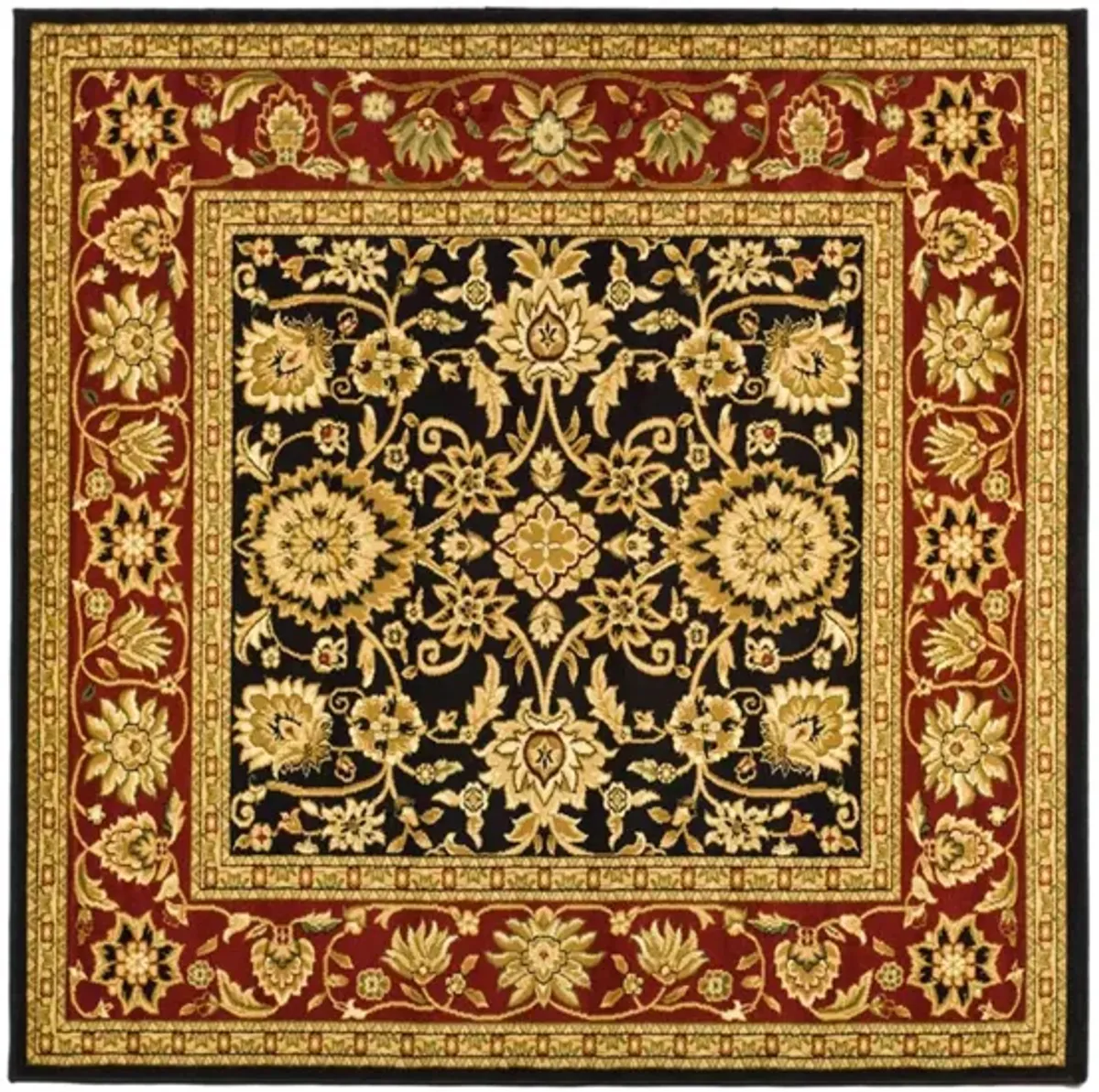 Lyndhurst Area Rug in Black / Red by Safavieh