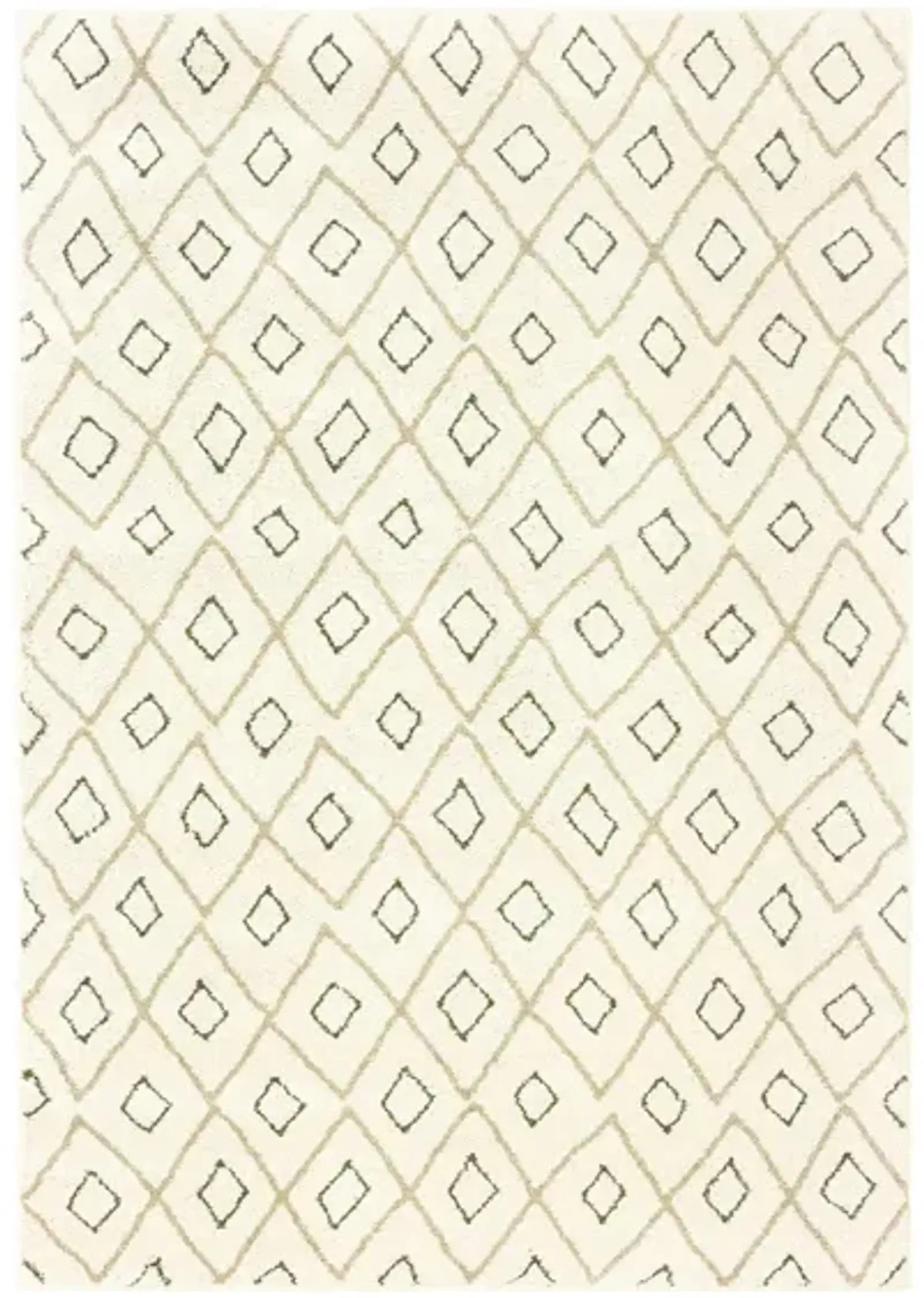 Elias Area Rug in Ivory/Sand by Bellanest