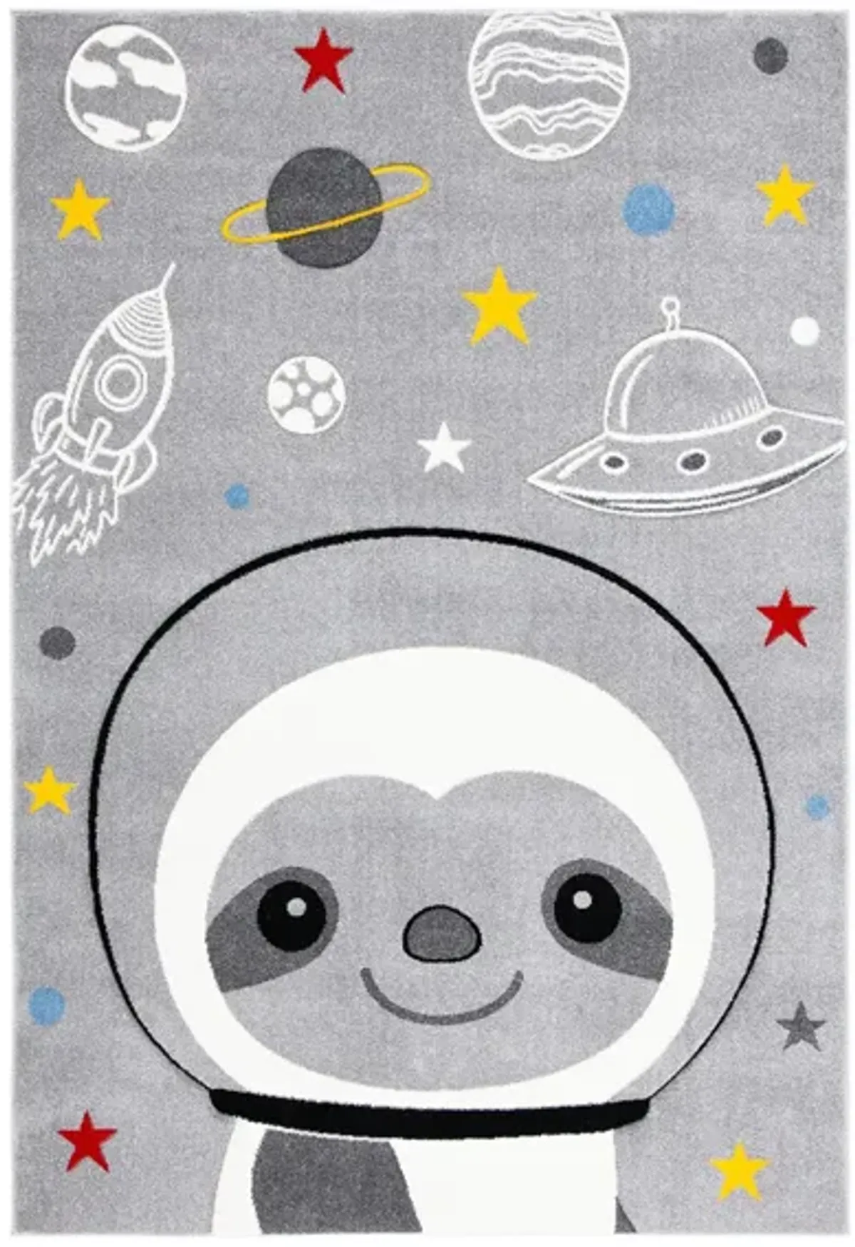 Carousel Sloth Kids Area Rug