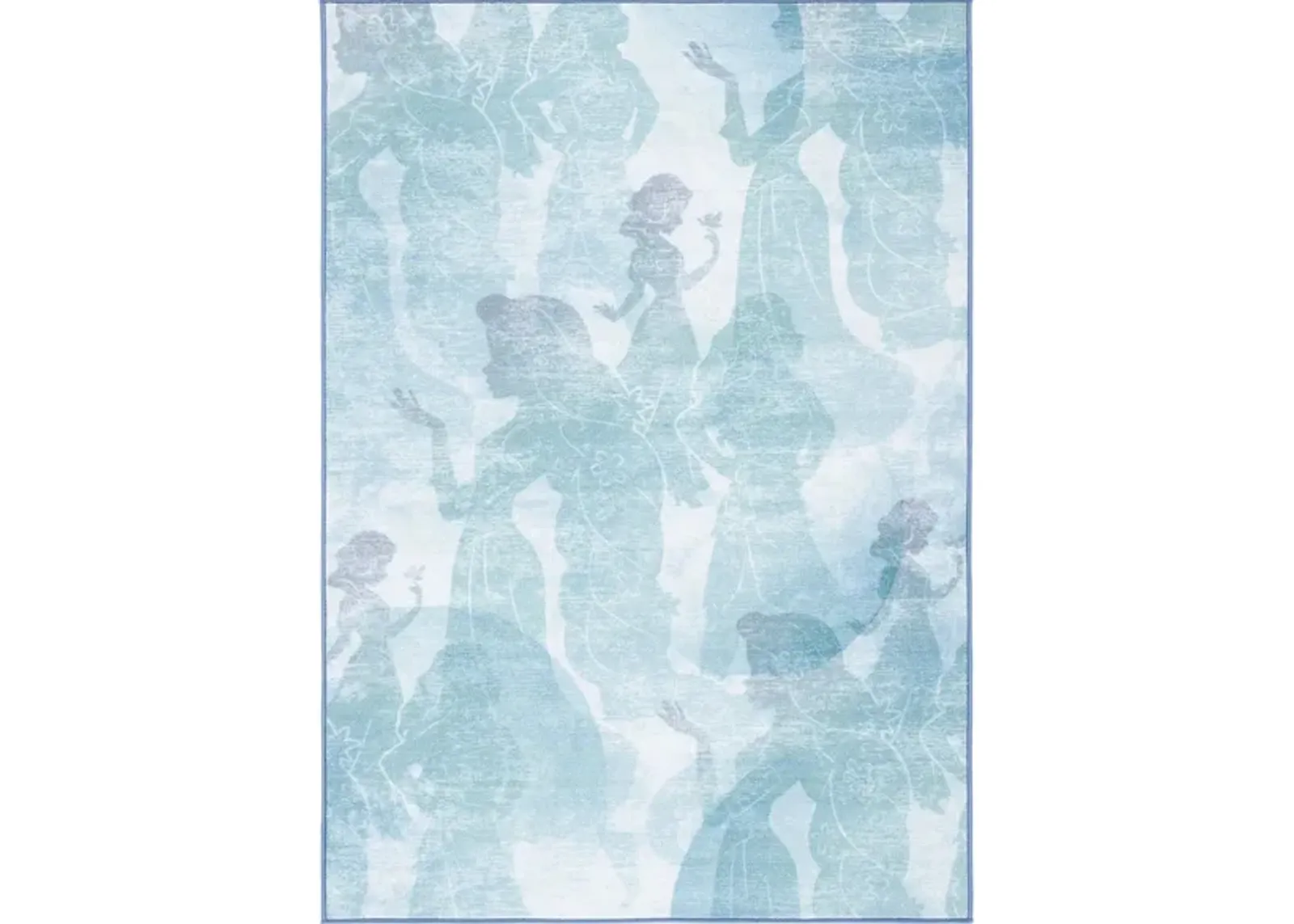 Disney Princess Area Rug in Light Blue & Turquoise by Safavieh