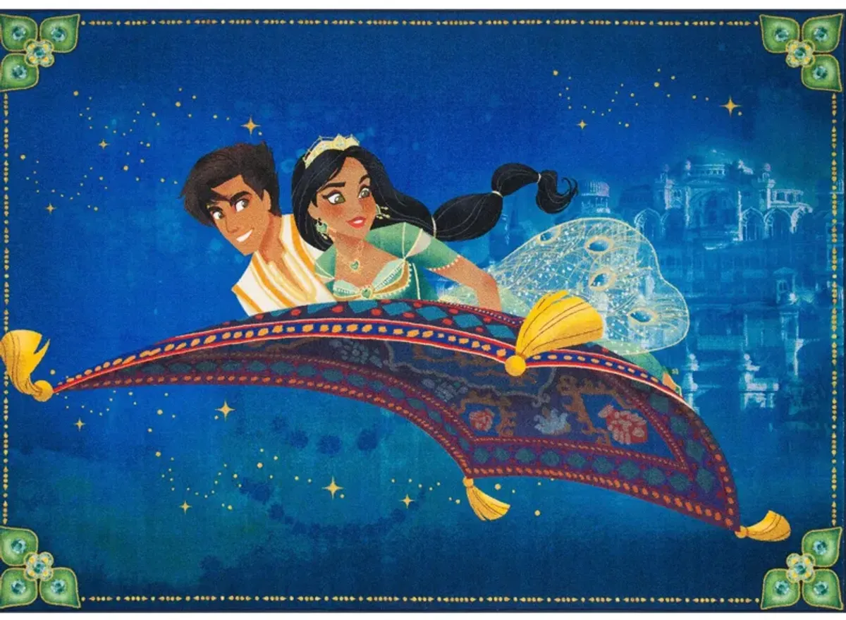 Disney Aladdin Area Rug in Blue & Green by Safavieh