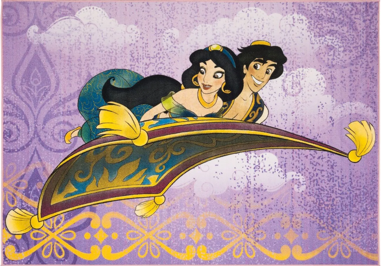 Disney Aladdin Area Rug in Purple & Gold by Safavieh