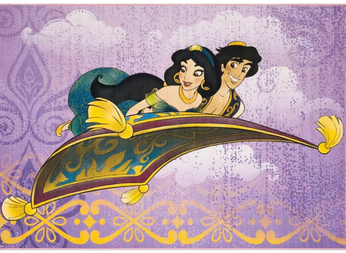 Disney Aladdin Area Rug in Purple & Gold by Safavieh