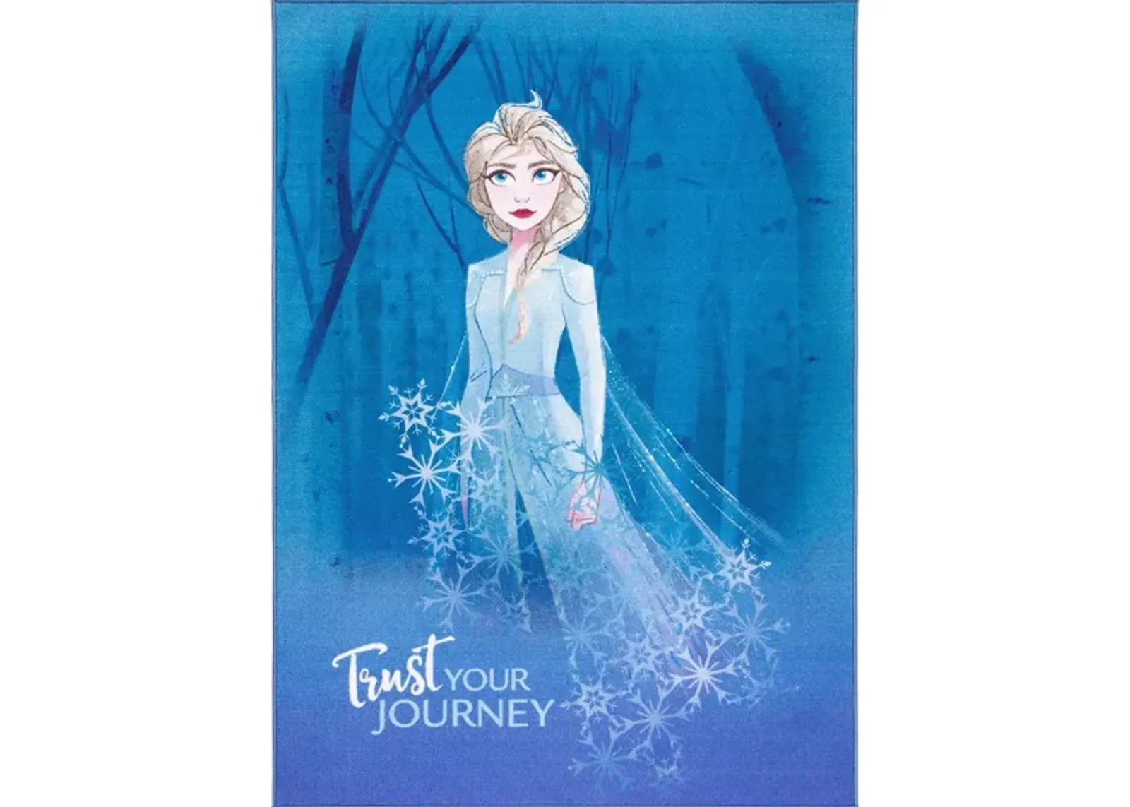 Disney Frozen 2 Area Rug in Blue & Light Blue by Safavieh