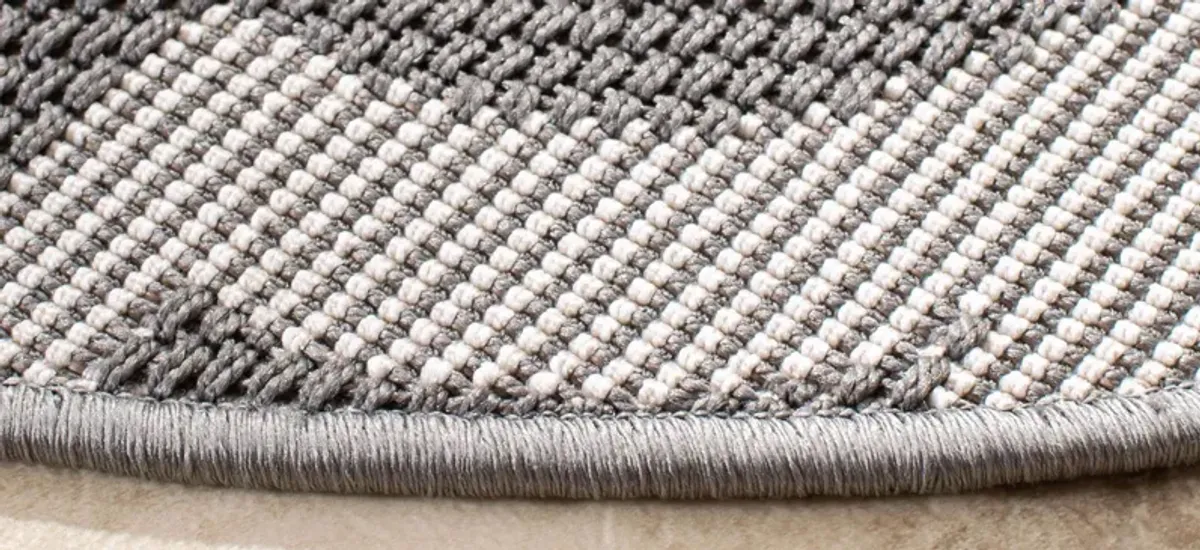 Bermuda Trellis Indoor/Outdoor Round Area Rug