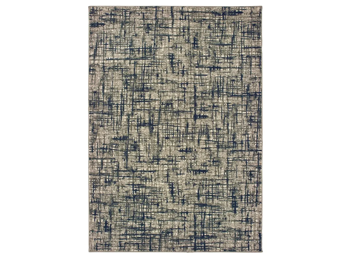 Kellen Area Rug in Charcoal/Beige by Bellanest