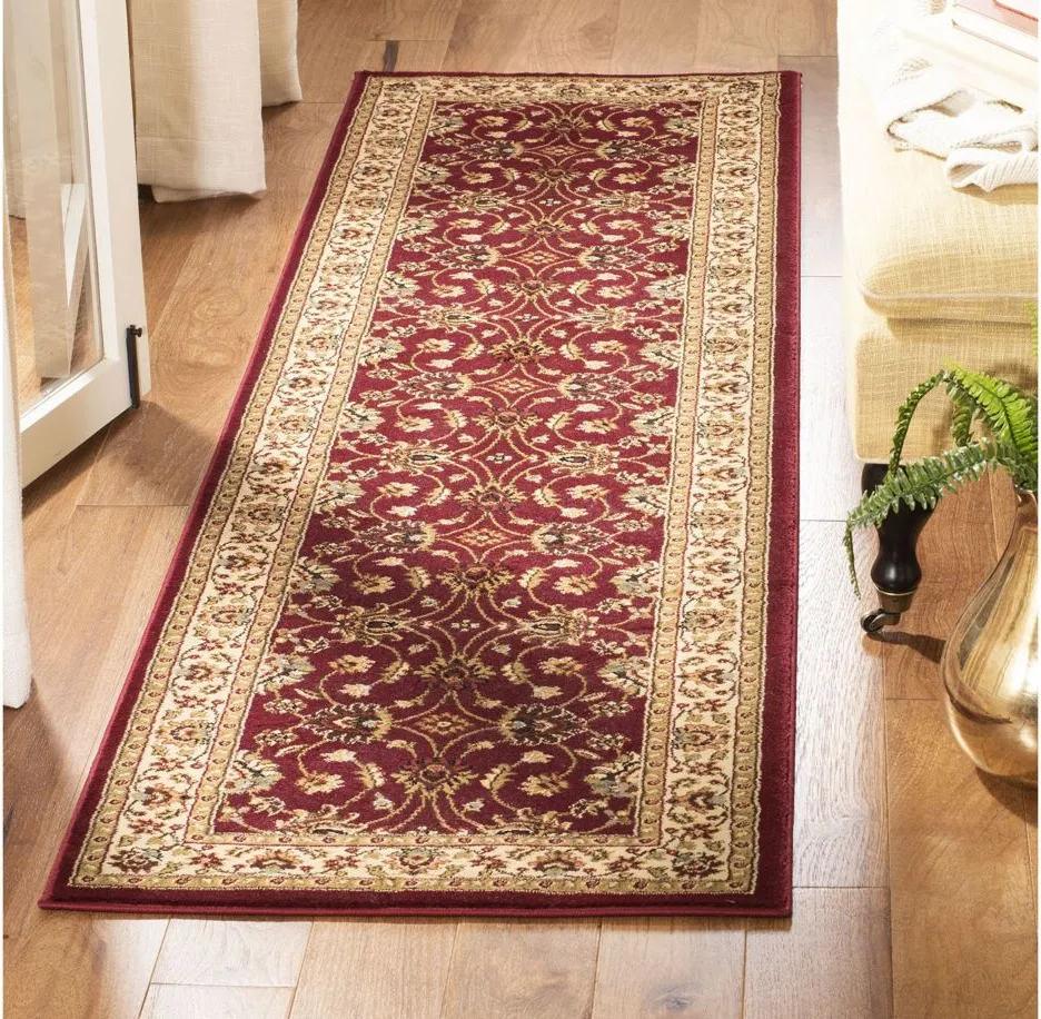 Severn Runner Rug in Red / Ivory by Safavieh