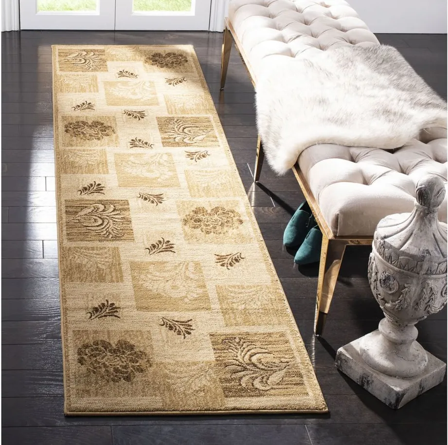 Derwent Runner Rug in Ivory / Multi by Safavieh