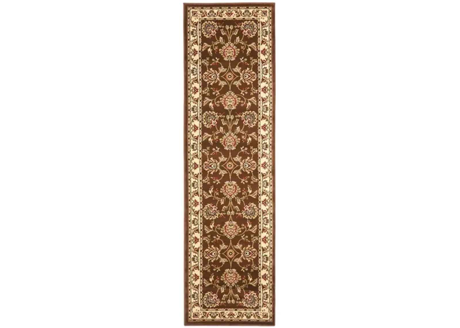 Mersey Runner Rug in Brown / Ivory by Safavieh