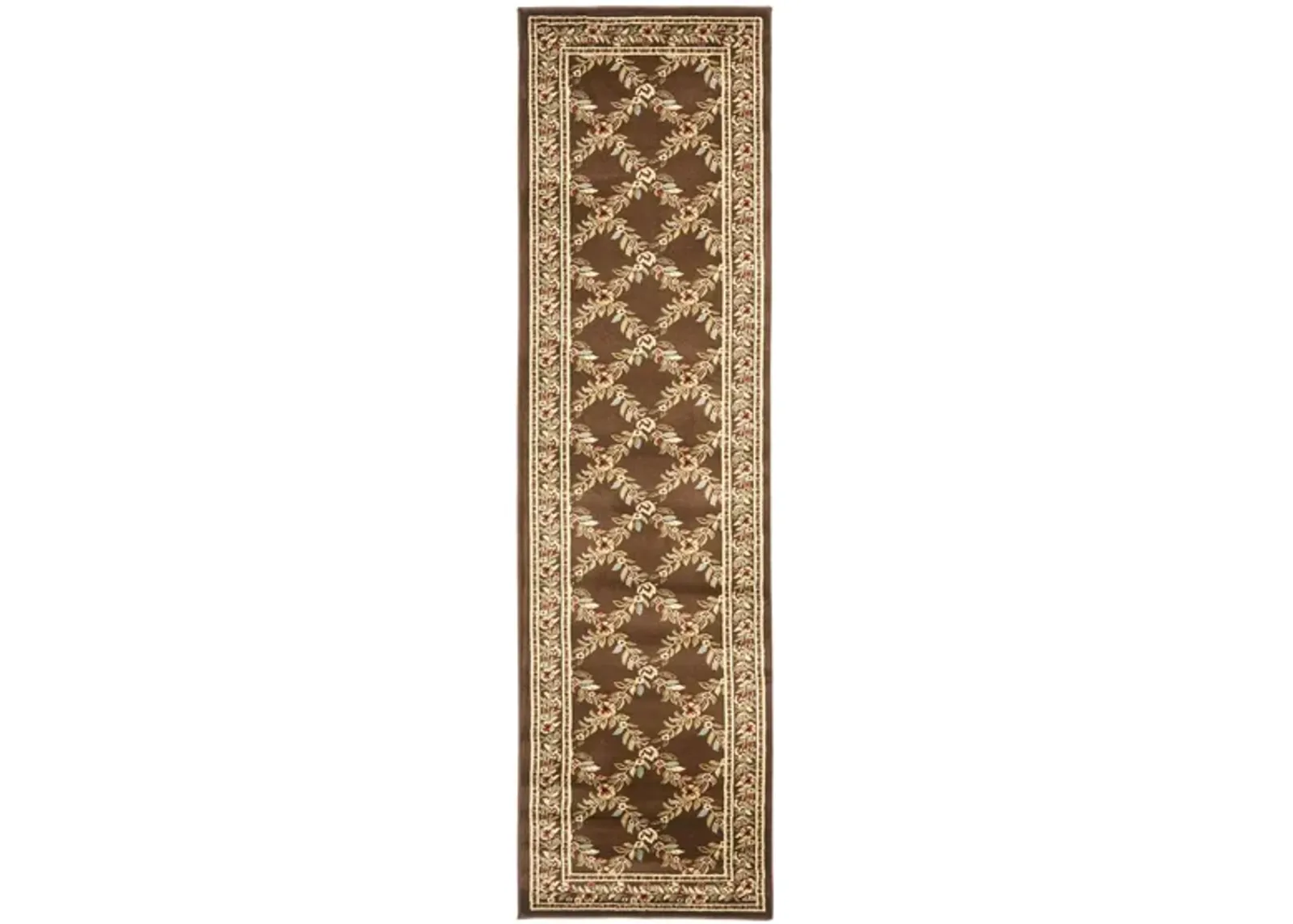 Queensferry Runner Rug in Brown by Safavieh