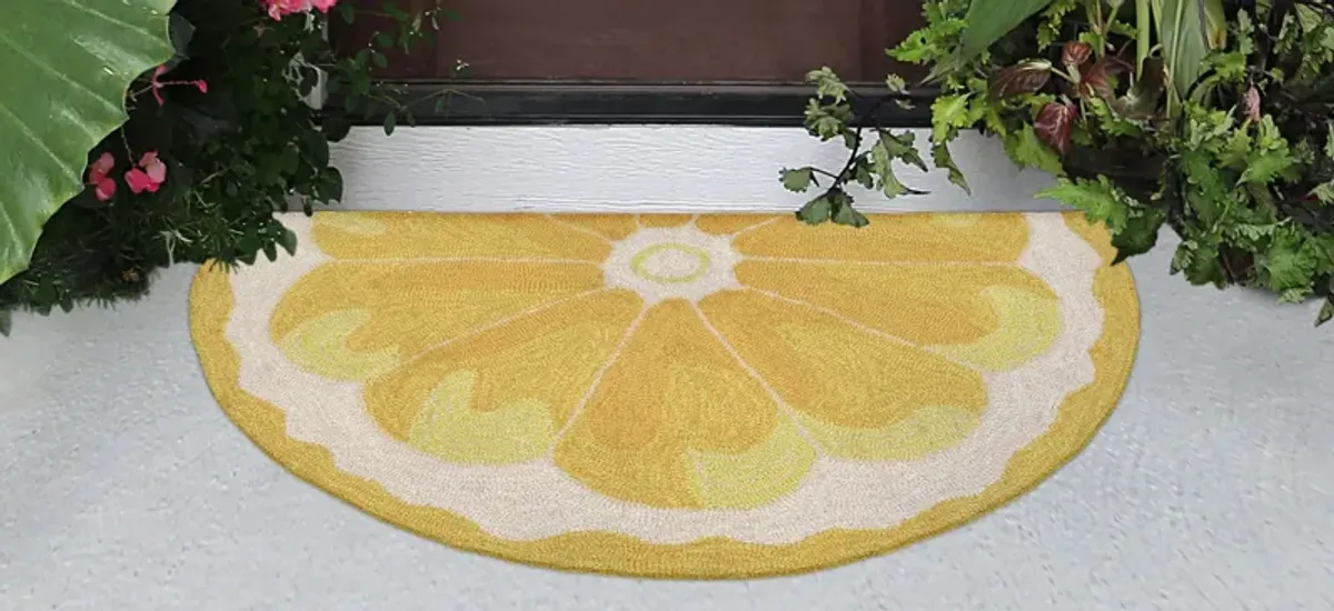 Frontporch Lemon Slice Indoor/Outdoor Area Rug