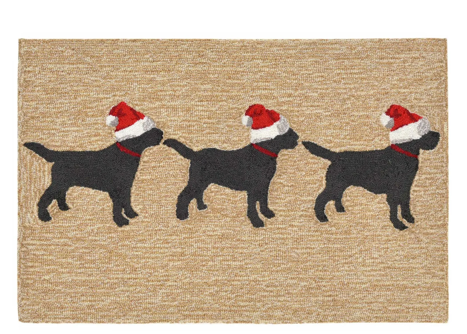 Frontporch 3 Dogs Christmas Indoor/Outdoor Area Rug