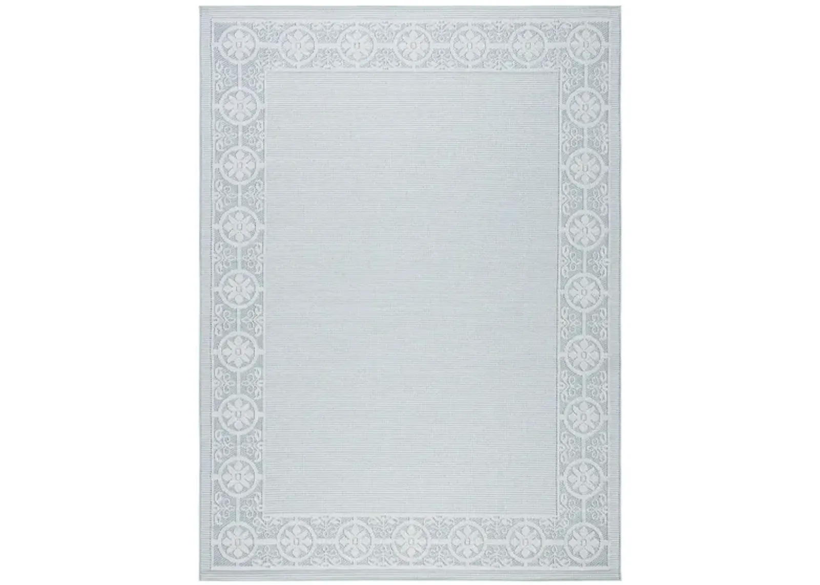 Bermuda St. David Indoor/Outdoor Area Rug in Light Blue & Ivory by Safavieh