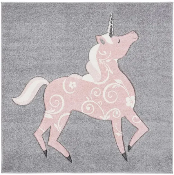 Carousel Unicorn Kids Area Rug