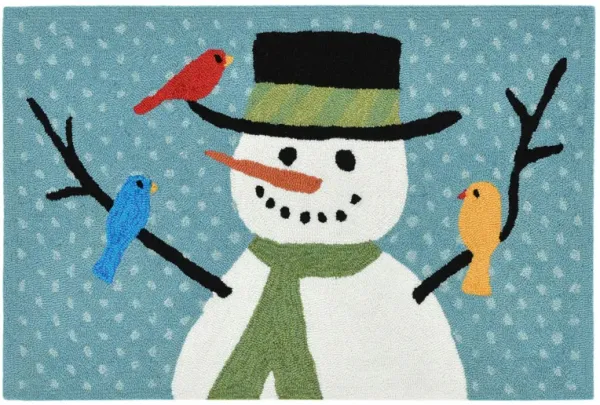 Frontporch Snowman And Friends Indoor/Outdoor Area Rug