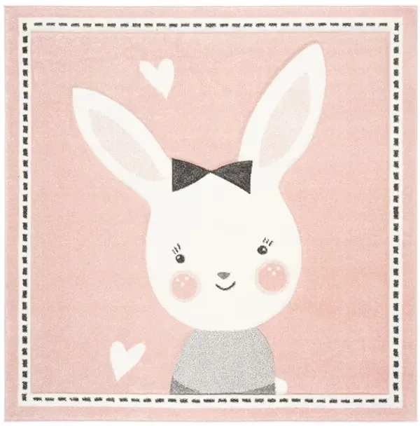 Carousel Bunny Kids Area Rug