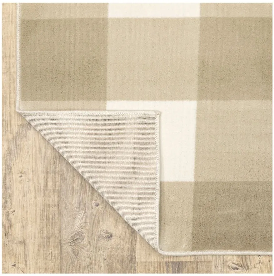 Carlotta Area Rug in Beige/Ivory by Bellanest