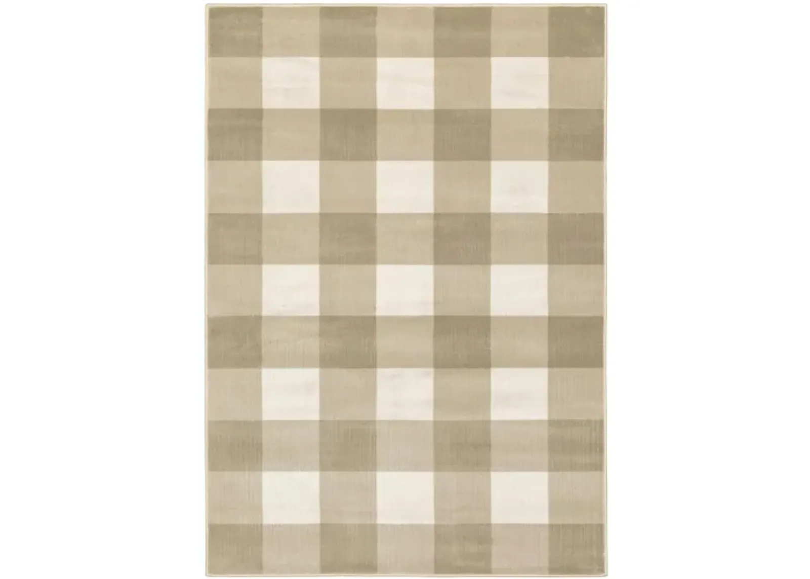 Carlotta Area Rug in Beige/Ivory by Bellanest