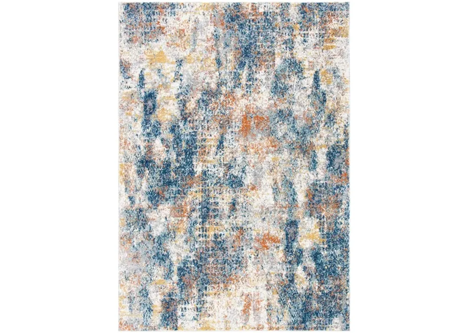 Aston Area Rug in Navy & Gold by Safavieh