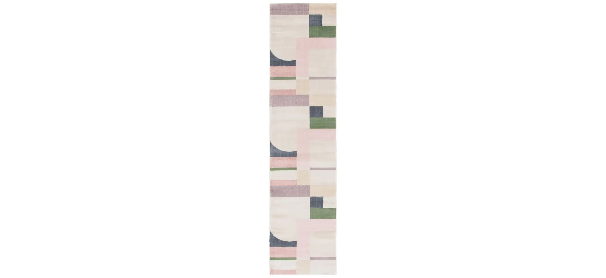 Opula Runner Rug in Beige/Pink by Safavieh