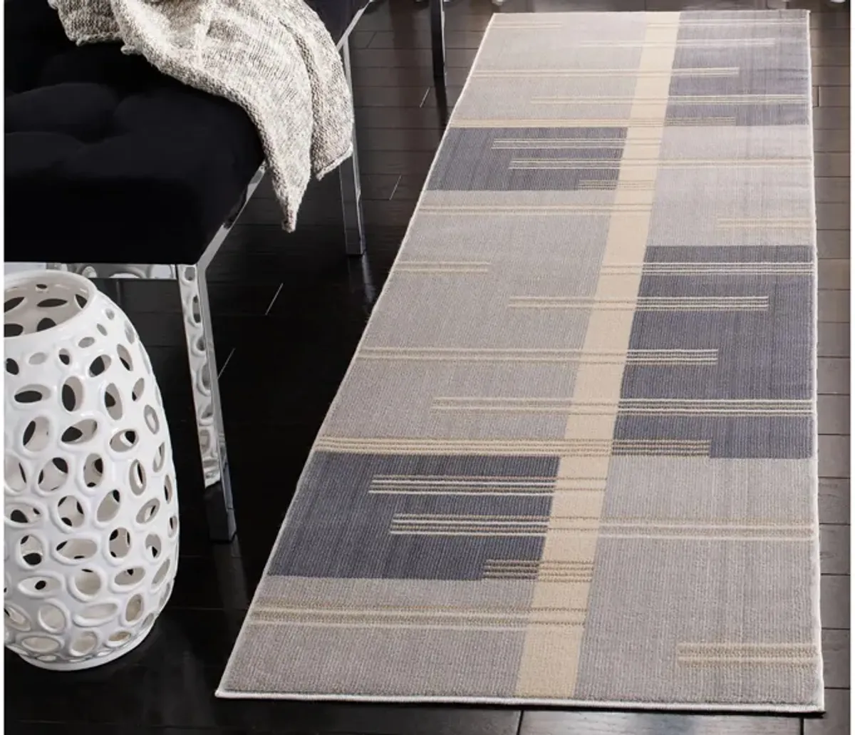 Ogner Runner Rug in Gray/Charcoal by Safavieh