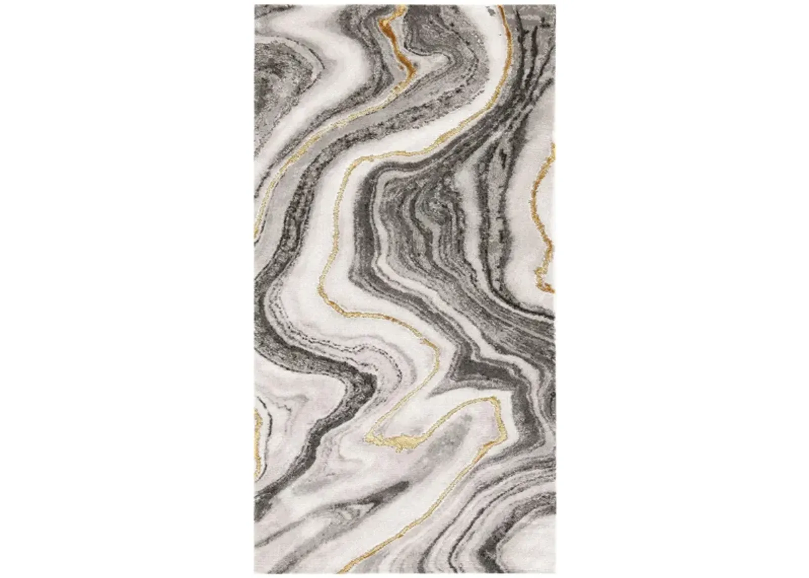 Craft Area Rug in Gold/Gray by Safavieh