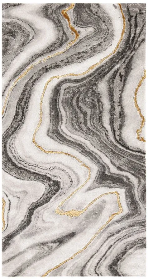 Craft Area Rug in Gold/Gray by Safavieh