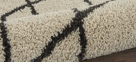 Martil Area Rug in Ivory/Charcoal by Nourison
