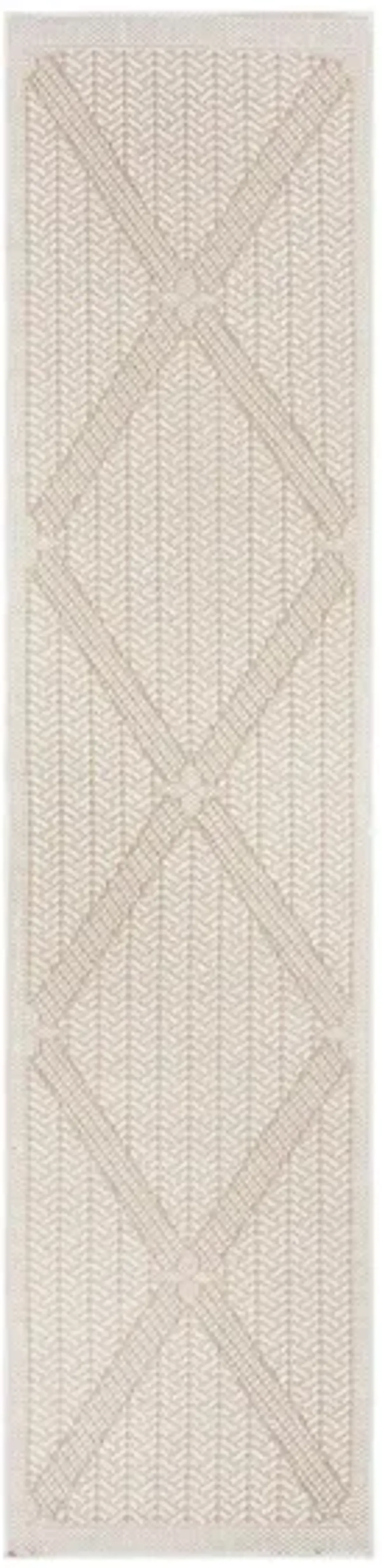 Bermuda Wide Diamond Indoor/Outdoor Runner Rug