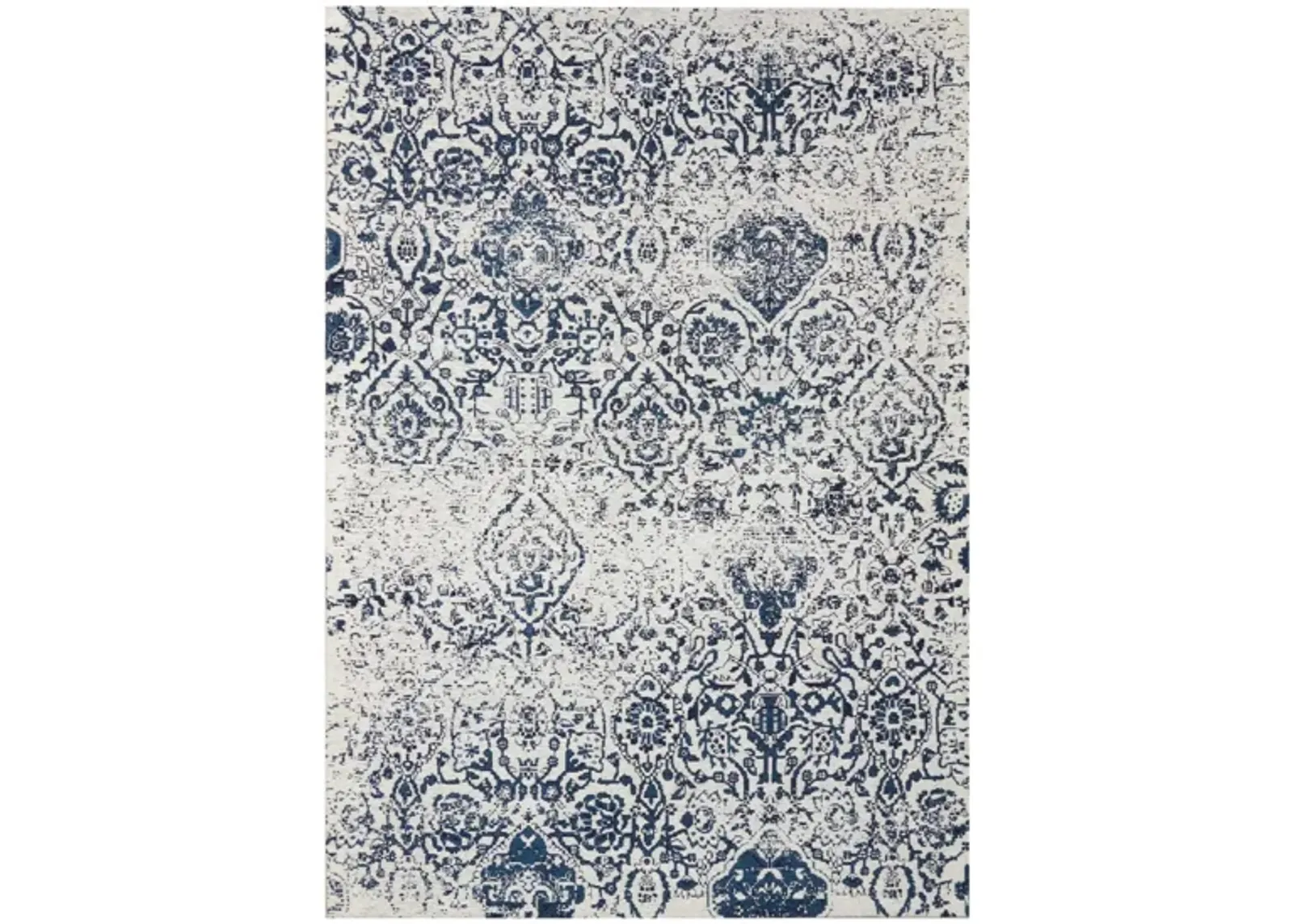 Slater Area Rug in Ivory/Navy by Nourison