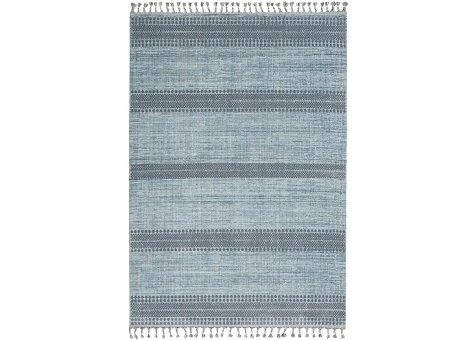 Tangier Area Rug in Light/Blue/Charcoal by Nourison