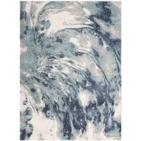 Neptune Area Rug in Blue/Ivory by Nourison