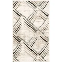 Siegfried Area Rug in Cream / Charcoal by Safavieh