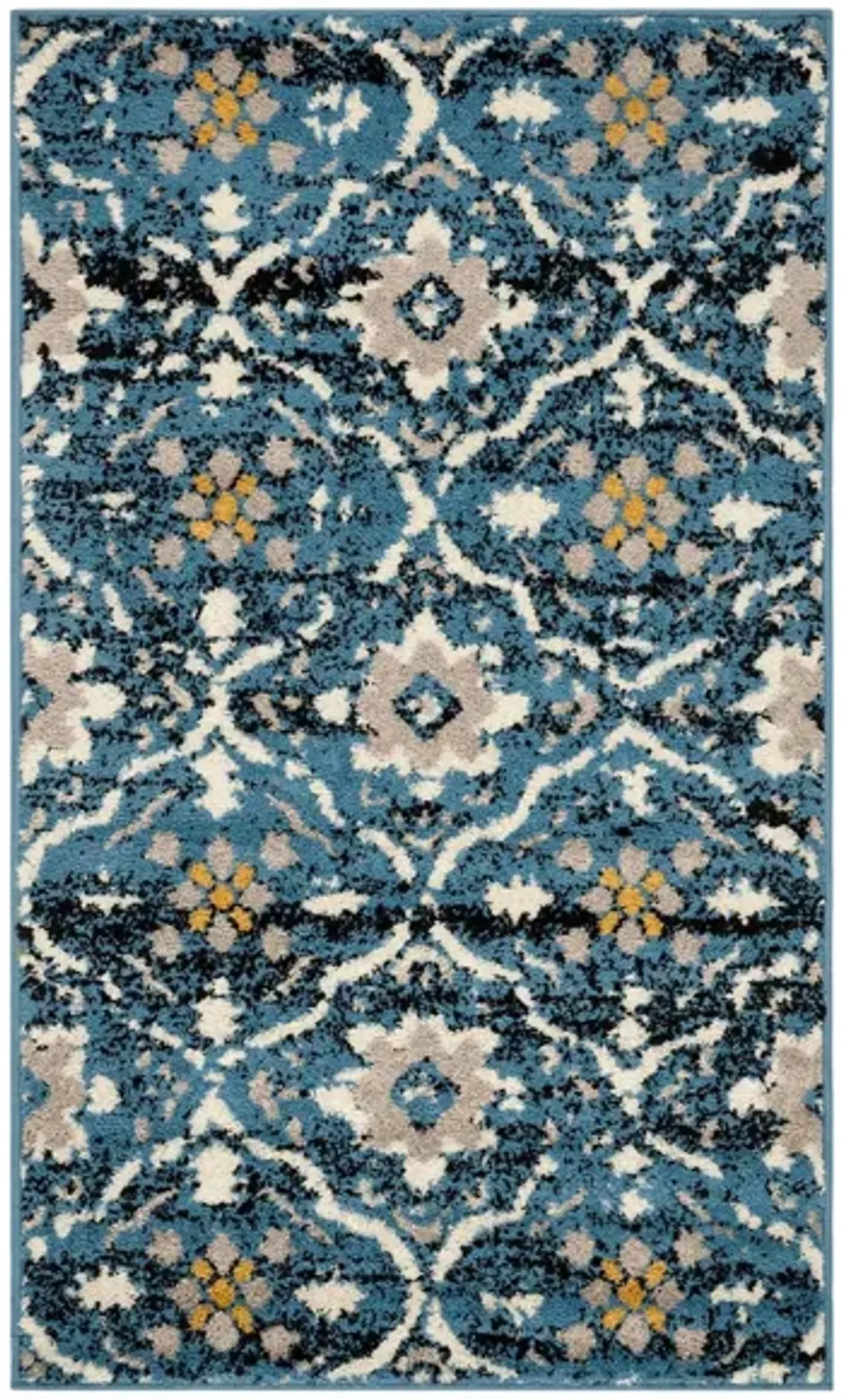 Jutland Area Rug in Blue / Cream by Safavieh