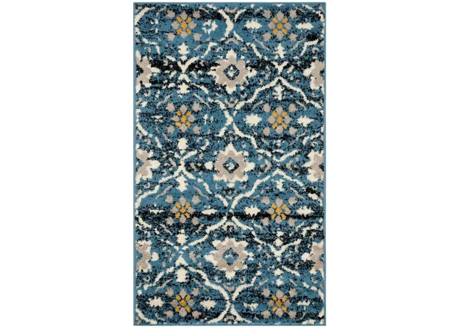 Jutland Area Rug in Blue / Cream by Safavieh