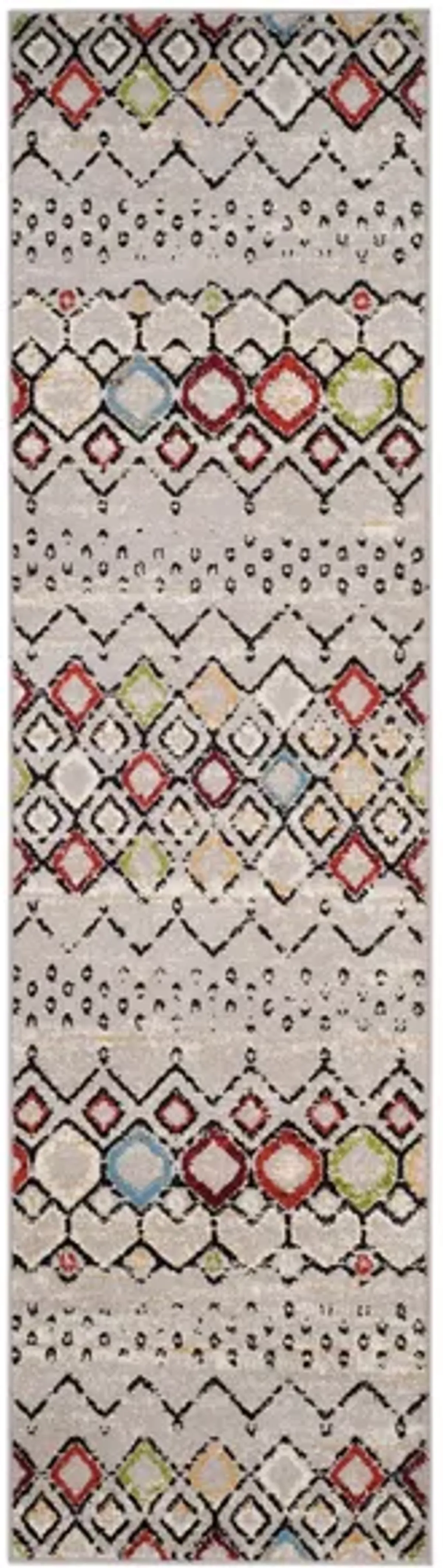 Halen Gray Runner Rug