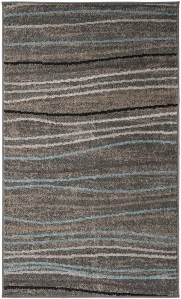 North Sea Silver Area Rug in Silver / Beige by Safavieh