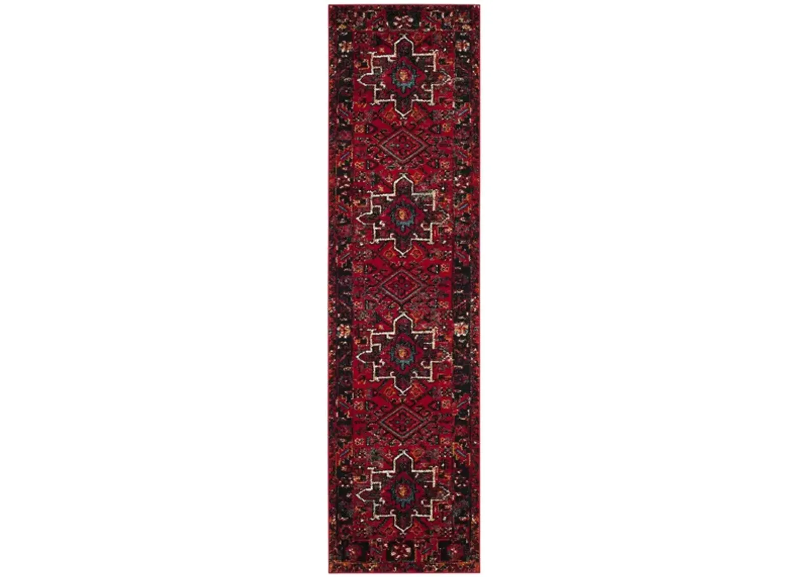 Darius Red Runner Rug in Red by Safavieh