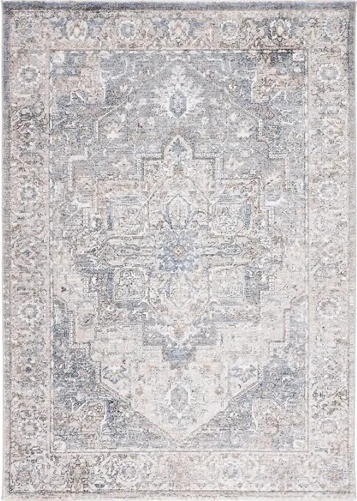 Jasmine Area Rug in Gray & Blue by Safavieh