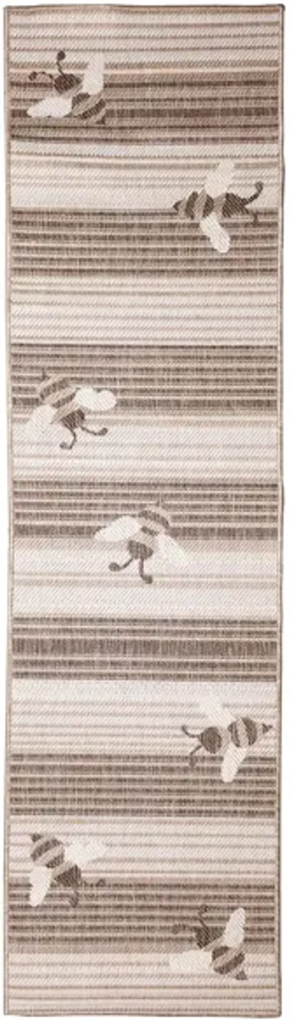 Liora Manne Malibu Sweet Bees Indoor/Outdoor Runner Rug